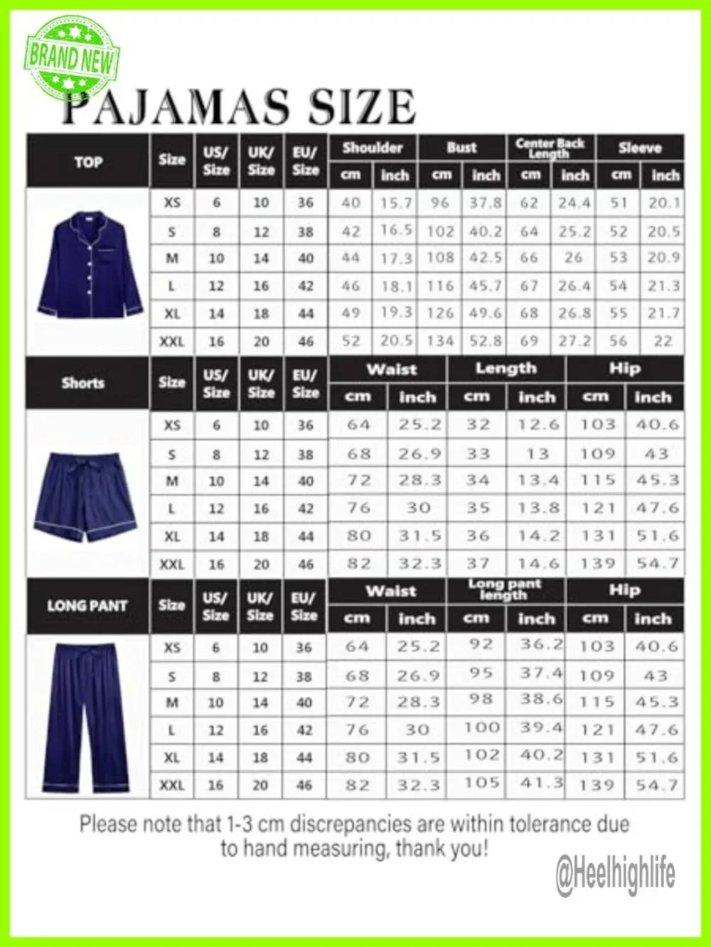 4pcs Satin Pajama Set with Pouch Bag